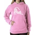 thumbnail image 1 of Stretching Cat - Women's Word Art Hooded Sweatshirt, 1 of 2