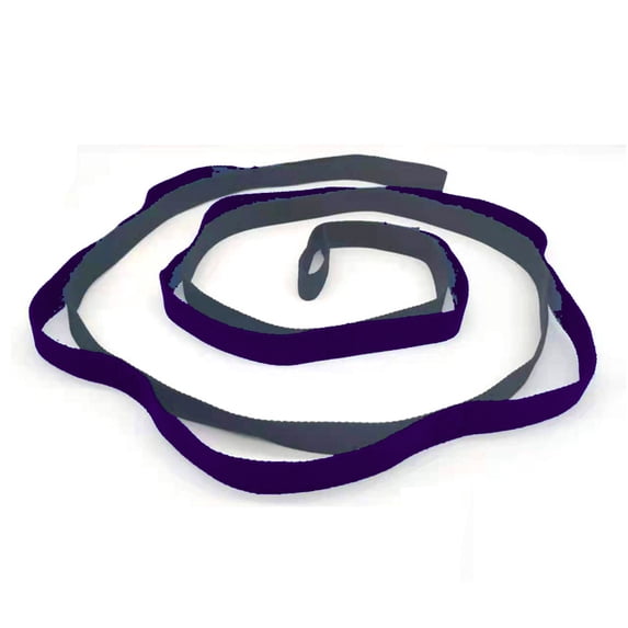 Stretching Strap -Non-Elastic Yoga Strap - TheHome Workout Stretch Strap for Physical Therapy - Black Purple