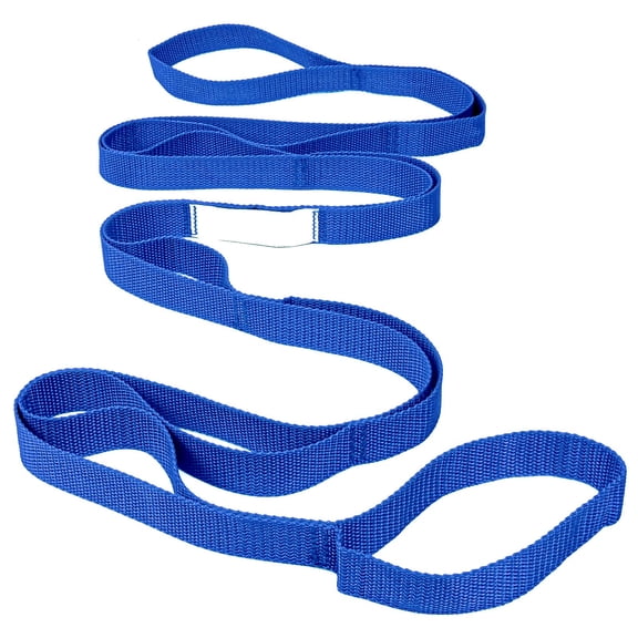 Stretching Strap Yoga Straps for Physical Therapy,10 Loops Non-Elastic Stretch Band for Pilates,Flexibility,Exercise and Gymnastics