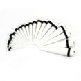 thumbnail image 1 of Stretching Tapers Kit White Acrylic with Cubic Zirconia from 16g - 7/16 Inch, 1 of 5