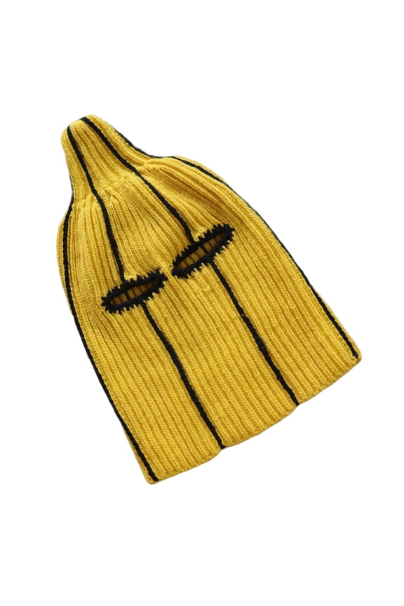 Stretchy Acrylic Banana Shaped Mask Comfortable Full Face Coverage For Cold Weather Outdoors Unisex