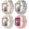 thumbnail image 1 of Stretchy Bands Compatible for Apple Watch Band Women 40mm 38mm 41mm 42mm 44mm 45mm 46mm 49mm, Nylon Braided Straps for iWatch Series 11 10 9 8 7 6 SE 5 4 3 Ultra 3 2 1, 1 of 1