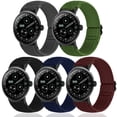 thumbnail image 1 of Stretchy Bands Compatible with Google Pixel Watch 4/3 41mm, Elastic Nylon Sport Straps for Google Pixel Watch 2/1 for Women Men, 1 of 7