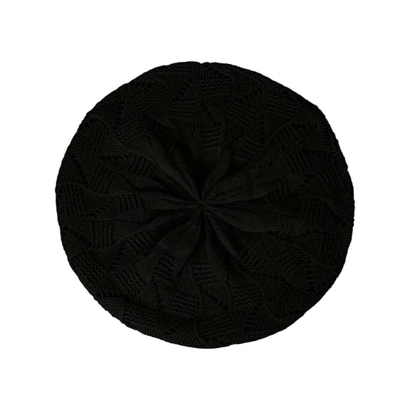 Stretchy Berets Cap Fashion Headwear Painter Hat Acrylic Knit Skull Hat For Office Women Spring Autumn Daily Outfit