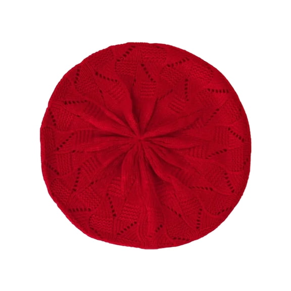 Stretchy Berets Cap Fashion Headwear Painter Hat Acrylic Knit Skull Hat For Office Women Spring Autumn Daily Outfit