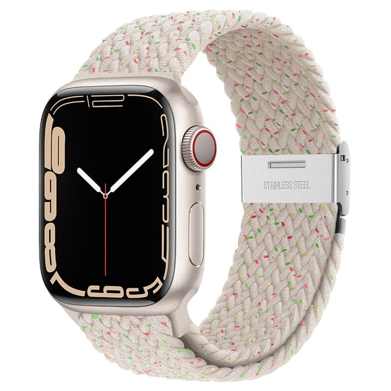 LEIXIUER Braided Solo Loop for Nylon Apple Watch Bands 40mm  display picture 3