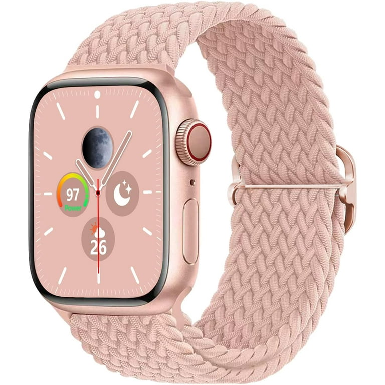 Stretchy Braided Solo Loop Compatible with Apple Watch Bands 38mm