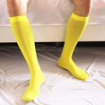 thumbnail image 1 of [Stretchy Breathable] Stretchy Breathable | 1 Pair Men's Candy-Colored Velvet Calf Socks, 1 of 8