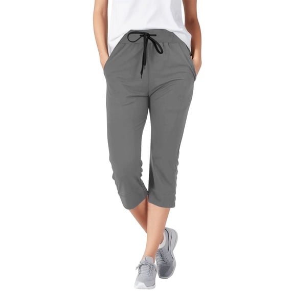 Stretchy Capri Pants Women 2026 Cargo Pants Daily Casual High Waisted Straight Tapered Capris Utility Bottoms Womens Fashion