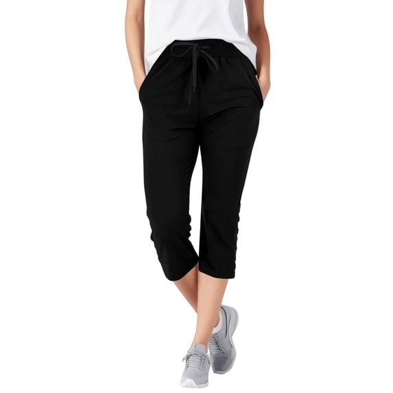 Stretchy Capri Pants Women 2026 Cargo Pants Daily Casual High Waisted Straight Tapered Capris Utility Bottoms Womens Fashion