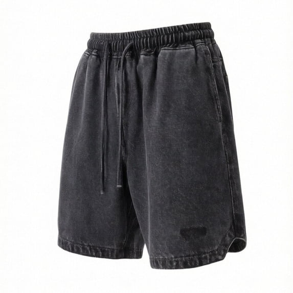 Stretchy Cargo Shorts for Men Jerdar Men Baggy Jean Shorts Summer Casual Loose Fit Wide Straight Leg Jorts Vintage Denim Drawstring Pockets Shorts