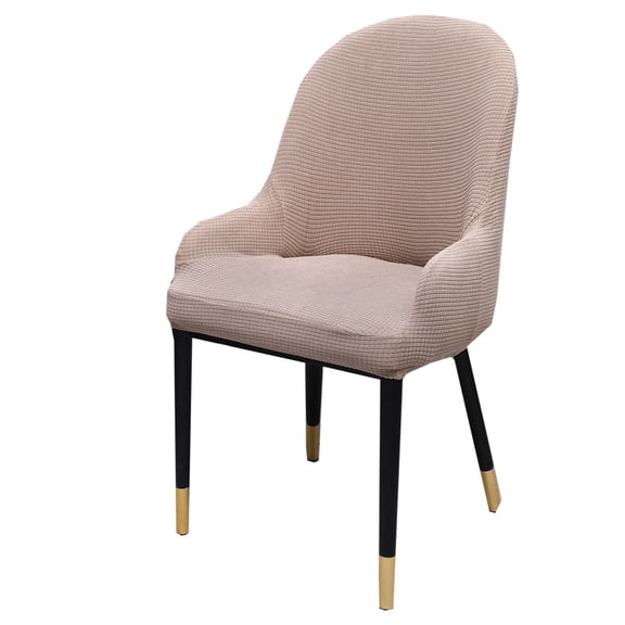 Stretchy Chair Cover,Curved Back Accent Dining Room Chair Slipcover Removable Washable Anti-Dust Bar Stool Cover Wing Back Chair Protector for Kitchen Party Banquet Decor-1 Pcs-B