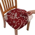 thumbnail image 1 of Stretchy Dining Room Chair Protector Slipcovers, Removable Washable Jacquard Upholstery Cover for Dining Chairs, A, By Preplabs, 1 of 3