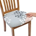 thumbnail image 1 of Stretchy Dining Room Chair Protector Slipcovers, Removable Washable Jacquard Upholstery Cover for Dining Chairs, B, By Preplabs, 1 of 3