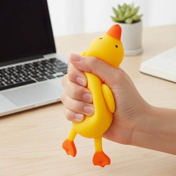 Stretchy Duck Squeeze Toys,Anti-Stress, Help Improve Focus, Fidget Toys, Stress Relief Toys for Adults,gift for office worker