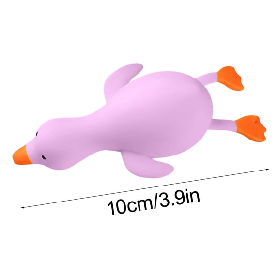 Stretchy Duck Squeeze Toys, Stress Relief Fidget Toys, for Party Favors, Birthday Gifts, Christmas, Easter Egg, Classroom Prizes, Purple