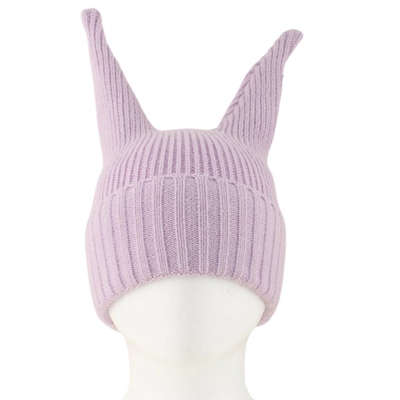 Stretchy Earflap Hat for Children Soft Breathable Acrylic Winter Accessory Age 3-10