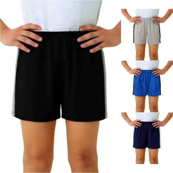 Stretchy Elastic Waist Sideâ Breathable Boys Summer Outdoor Sports Shorts