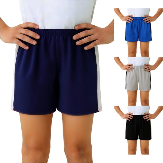 Stretchy Elastic Waist Sideâ Breathable Boys Summer Outdoor Sports Shorts