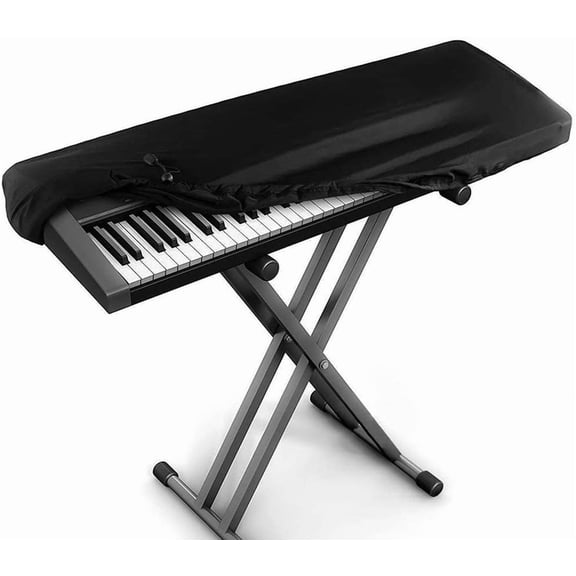 Stretchy Electronic Piano Keyboard Dust Cover with Drawstring Universal 88 Keys Piano Keyboard Dustproof Protective Case