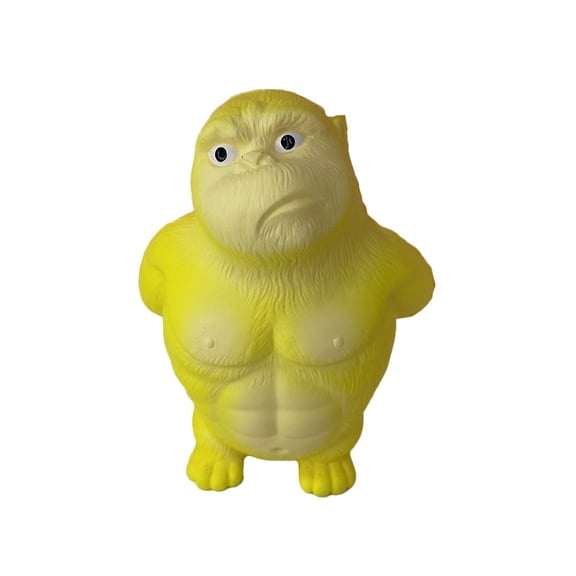 Stretchy Gorilla Squeeze Decompression Tool  Rubber Monkey Squishies, Stress Relief Ape with Deser Expression, Desk Decor &Gift
