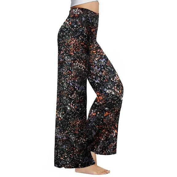 Stretchy High-Waisted Wide Leg Yoga Pants for Women – Palazzo, Loose Wide-Leg, Beach & Dress Pants