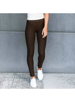 Dark brown jeggings sales