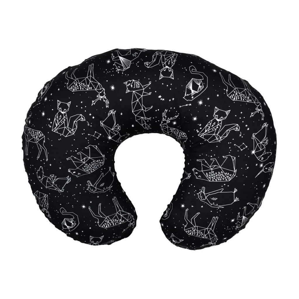 Halloween Nursing Pillow Cover - Pumpkin & Ghost Print, Stretchy Slipcover For Breastfeeding Pillows, Soft, Machine Washable