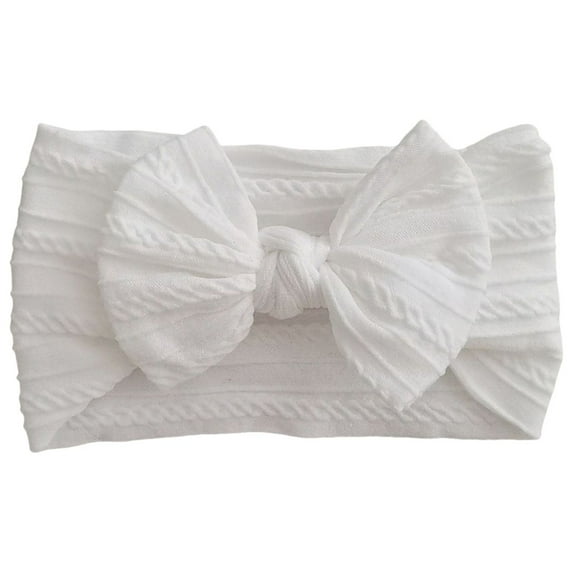 Stretchy Nylon Baby Headbands - with Bows, for /Toddler Girls, Soft/Adjustable