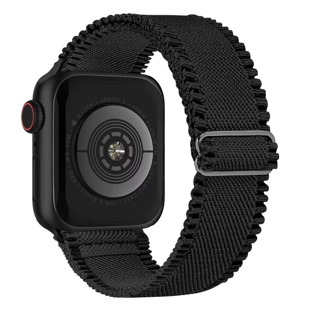 Stretchy Nylon Solo Loop Compatible with Apple Watch Band 38mm 40mm