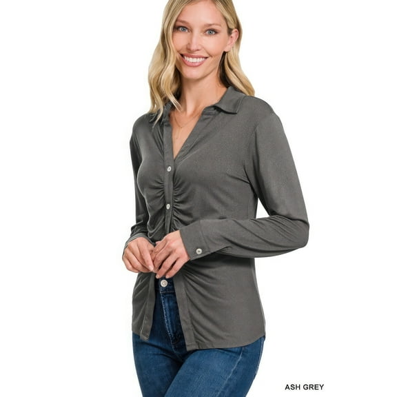 Stretchy Ruched Shirt