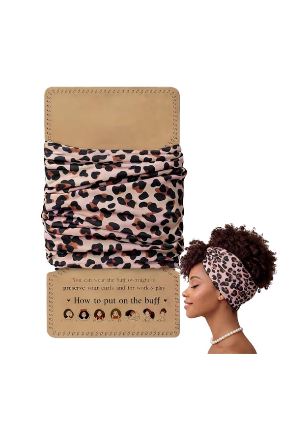Stretchy Satin Pineapple Hair Wrap for Sleeping, Comfortable Bonnet for Curly, Coily & Thick Hair, Breathable Anti-Slip Sleep Cap