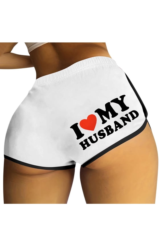 Stretchy Scrunch Booty Shorts for Women Gym Dance Sexy Hot Pants Briefs Butt Lifting Cute Sports Leggings White, S