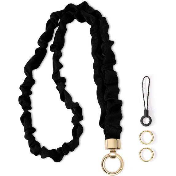 Stretchy Scrunchie Lanyard for ID Badges - Cute Lanyard for | Retractable Holder for Women