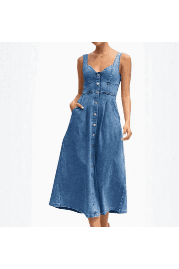 Long Denim Dress
