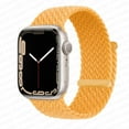 thumbnail image 1 of Stretchy Solo Loop Strap Compatible with Apple Watch Bands 45mm 38mm 40mm 42mm 44mm, Nylon Stretch Braided Sport Elastics Weave Women Men Wristband Compatible for iWatch SE Series 7 6 5 4 3 2 1, 1 of 7