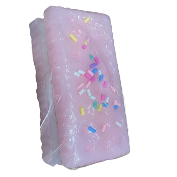 Stretchy Squeeze Toys, Jumbo Squeeze Toys, 4 in Oreo Shape, Oreo Squeeze Toys, Squeeze Toys Pack, Blind Bag Assembly, Pink