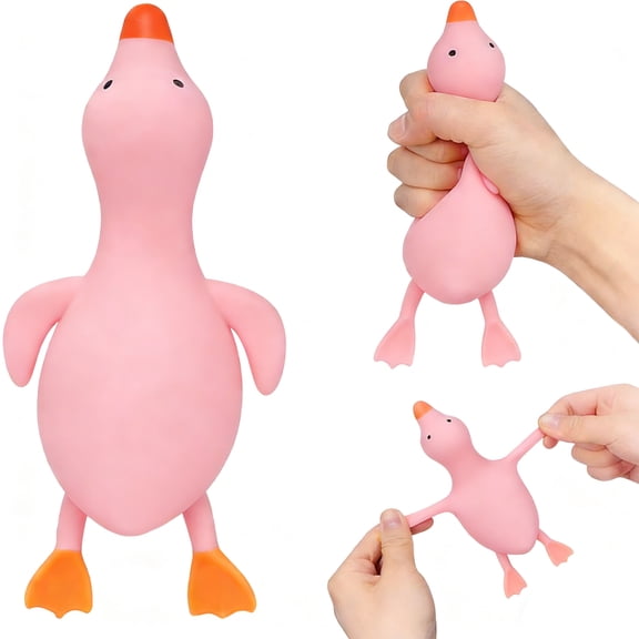 Stretchy Stress Relief Balls Duck Squeeze Ball Squish Fidget Toys for Ki*ds and Adults | Anxiety Relief Animal Dough Balls for B*oys, Gi*rls | Squishy Stress Balls Squish Toys