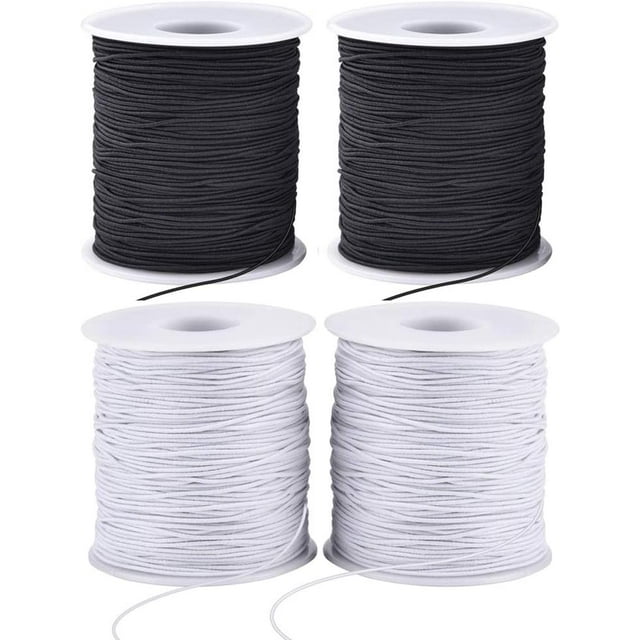 Stretchy String for Bracelets, 4 Rolls 1 mm Sturdy Elastic String ...