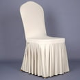 thumbnail image 1 of Stretchy Universal Easy Fitted Dining Chair Cover Slipcovers with Skirt, 1 of 4