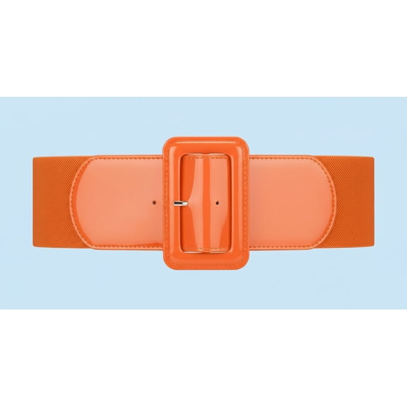 Stretchy Wide Women Belts Elastic Vintage Belts for Women Fashion Ladies Waist Belt for Dress