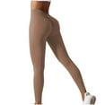 thumbnail image 1 of Stretchy Yoga Pants for Women Butt Lifting Slim Fit Solid Full Length Lightweight Thin Breathable Workout Pants Coffee,XL, 1 of 6
