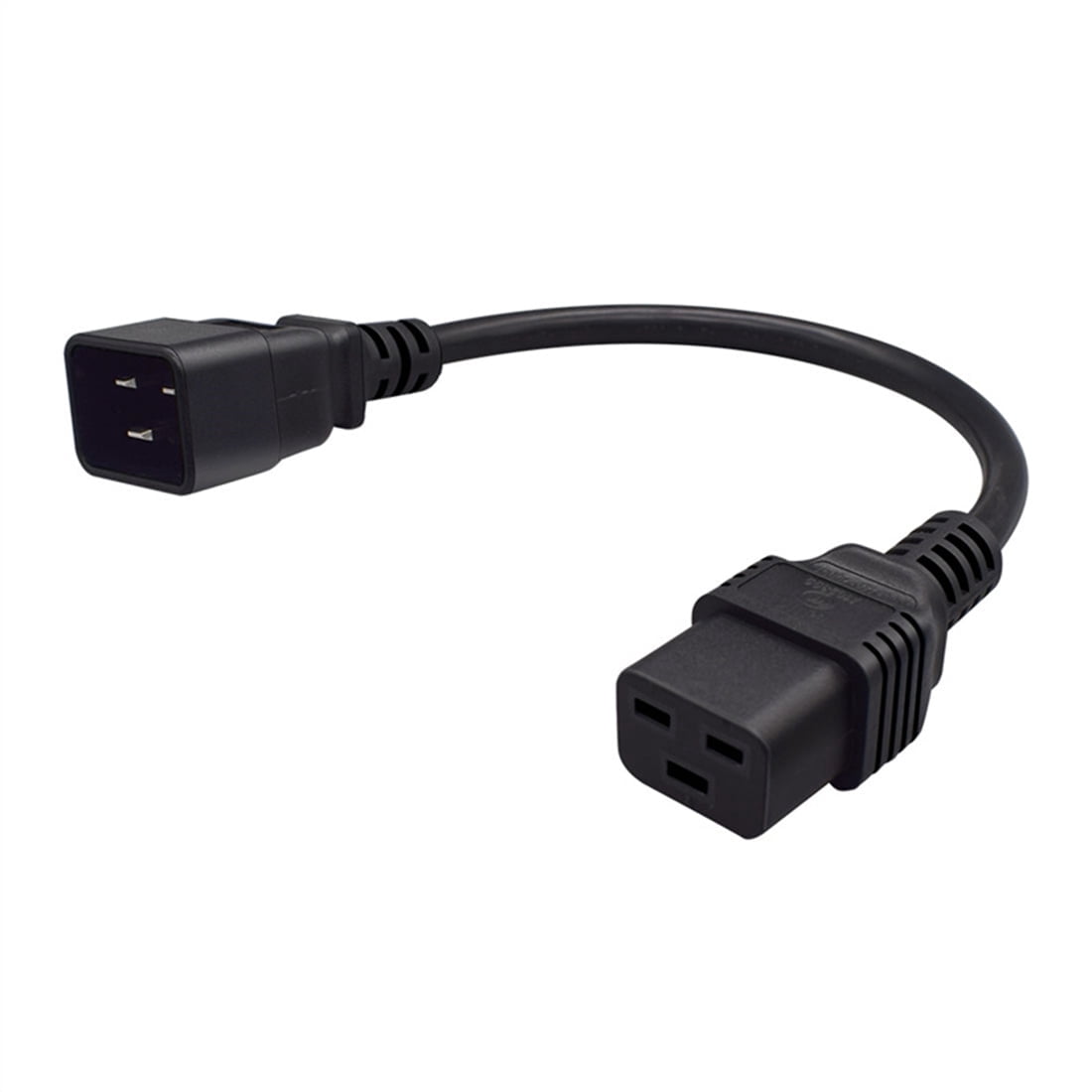 Server Data Plug Strhowill 0.3 Meter C19 to C20 Power Extension Cord, 15A 250V, IEC 320 ...