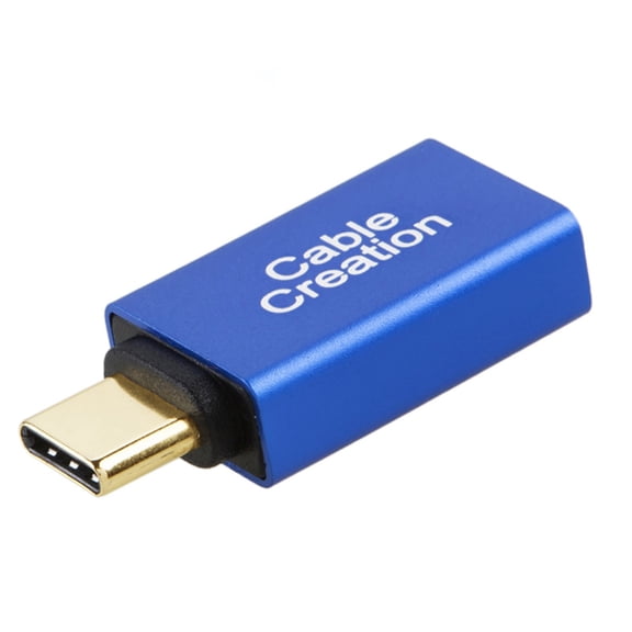 Strhowill 2PCS USB C to USB Adapter,Type C to USB 3.0 Female OTG Converter,Thunderbolt 4/3 to USB Adapter(Sapphire blue)
