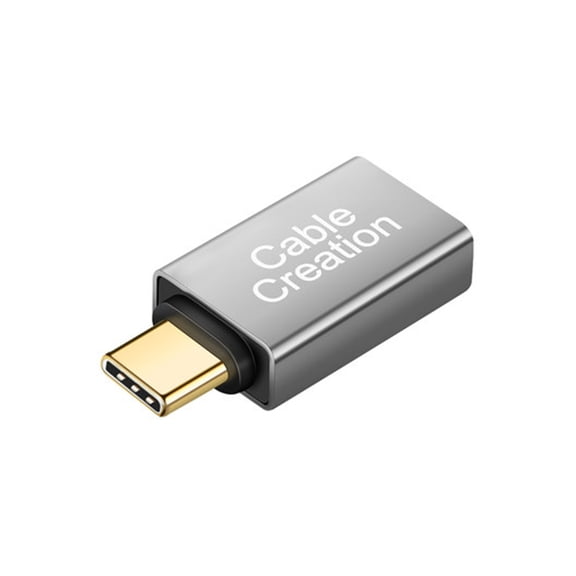 Strhowill 2PCS USB C to USB Adapter,Type C to USB 3.0 Female OTG Converter,Thunderbolt 4/3 to USB Adapter (silver)