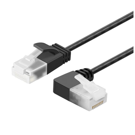 Strhowill 2PCS Ultra Slim RJ45 Cat6 Ethernet Patch Cable 16.4ft,Flexible LAN Ethernet Cable,Suitable for connecting gigabit wired networks to desktop computers/routers/laptops/switches/TV boxes,etc.