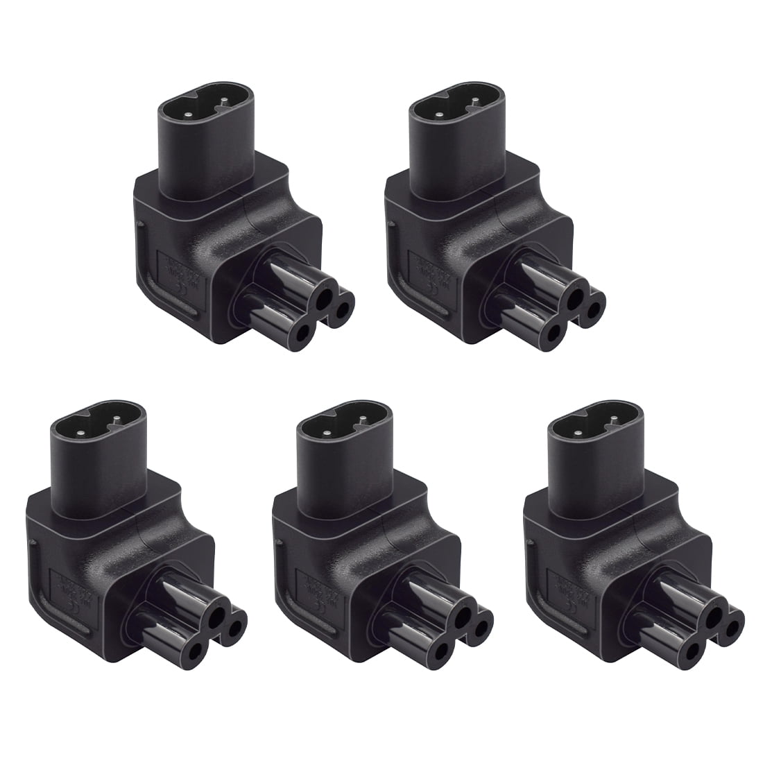 Strhowill 5 PCS Right Angle C8 to C5 Power Adapter - 90 Degree Upward ...