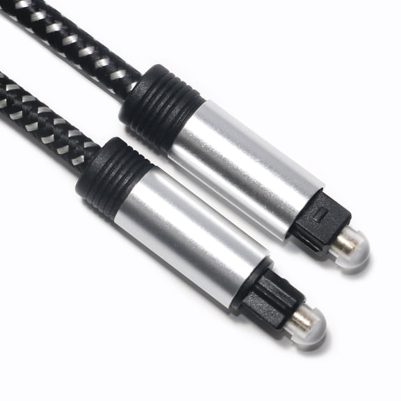 Strhowill 5M Optical Audio Cable, Aluminum Shell & Anti-Tangle Design, Compatible with In-Wall Wiring & Home Theater Installation, Reliable Extended Length Audio
