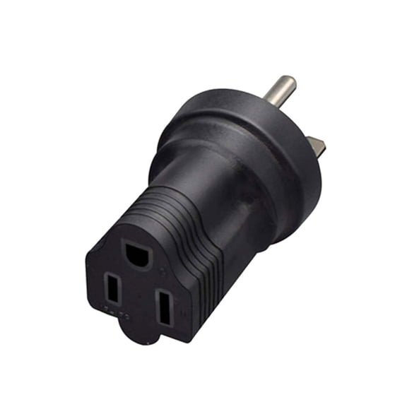 Strhowill NEMA 6-15P to 5-15R AC power converter,American standard 3-pin plug to 3-hole socket Power adapter plugUSA NEMA 6-15P 3 prong male plug to 5-15R female socket adapter6-15P to 5-15R
