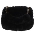 thumbnail image 1 of Stri 1 Pc Plush Chain Shoulder Bag Versatile Handbag Comfortable Cross Body Bag, 1 of 7